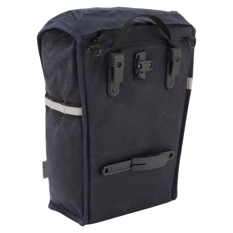 Altura Heritage 40L Cycling Pannier Pair in Navy-1